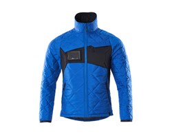 Thermojacke mit CLIMASCOT azurblau/schwarzblau